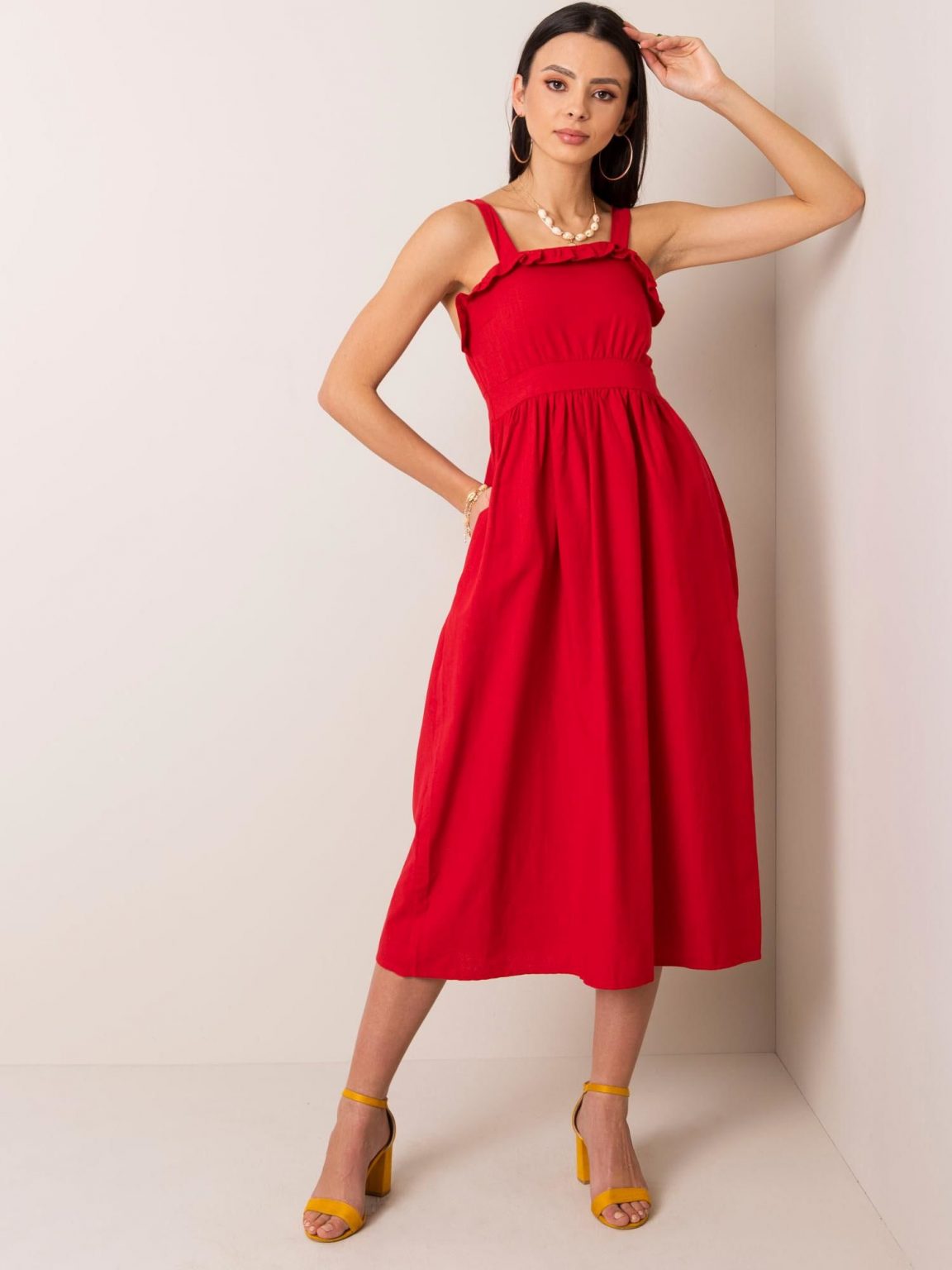 Czerwona sukienka Elisa RUE PARIS