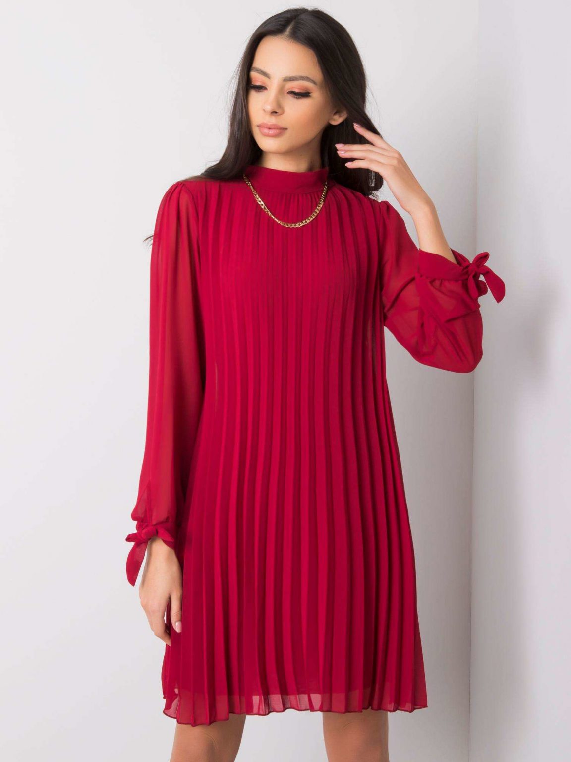 Ciemnoczerwona sukienka Manola SUBLEVEL