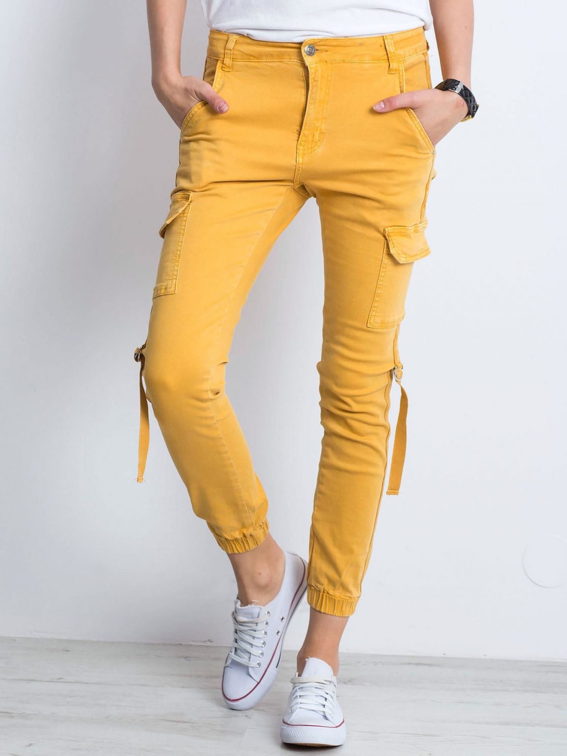 Żółte jeansy Remember