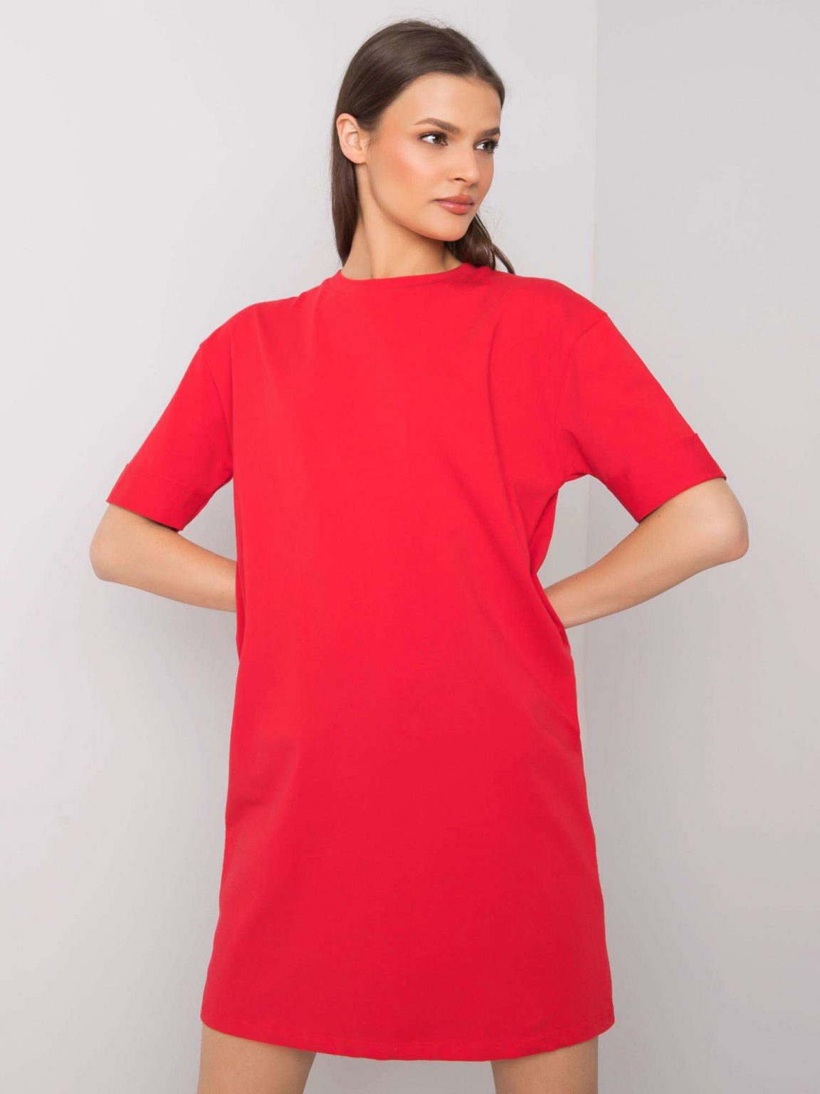 Czerwona sukienka Libra