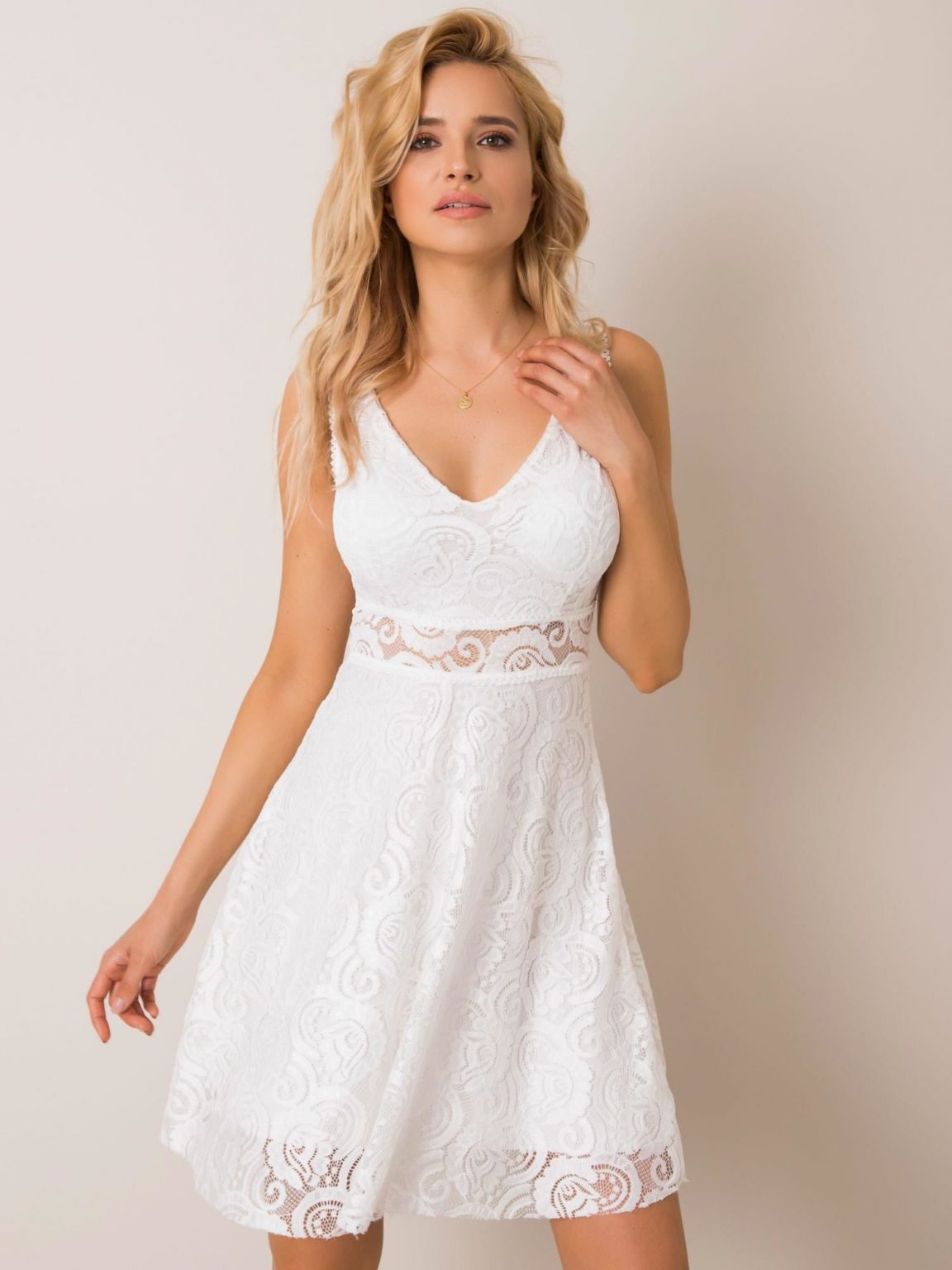 Biała sukienka Princess SUBLEVEL