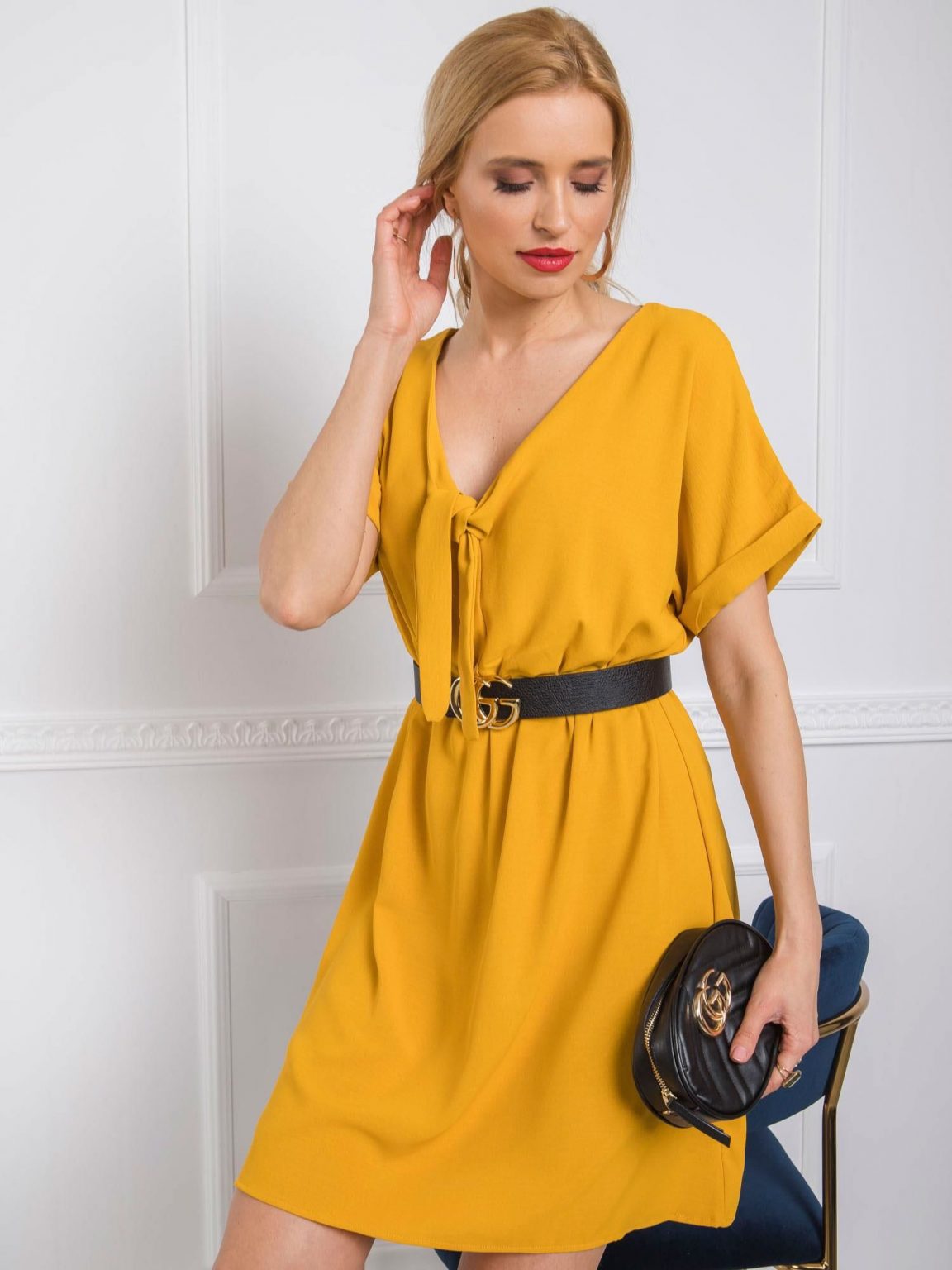 Żółta sukienka Virginia RUE PARIS