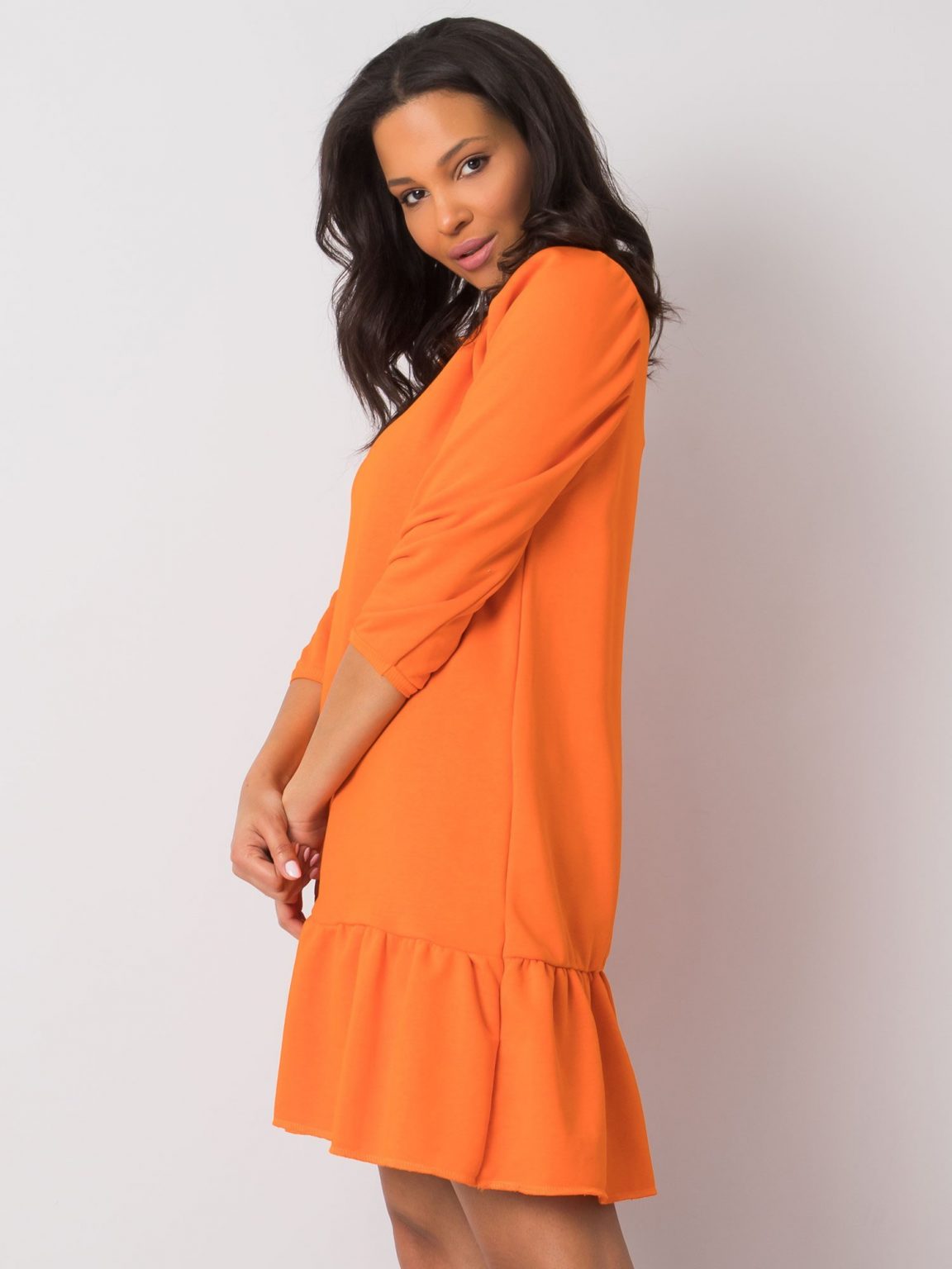 Pomarańczowa sukienka Adoria RUE PARIS