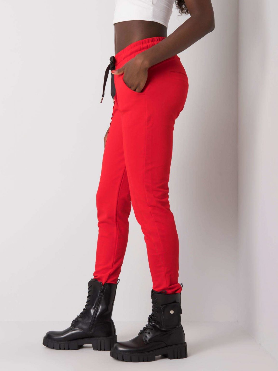 Czerwone spodnie dresowe Hadley