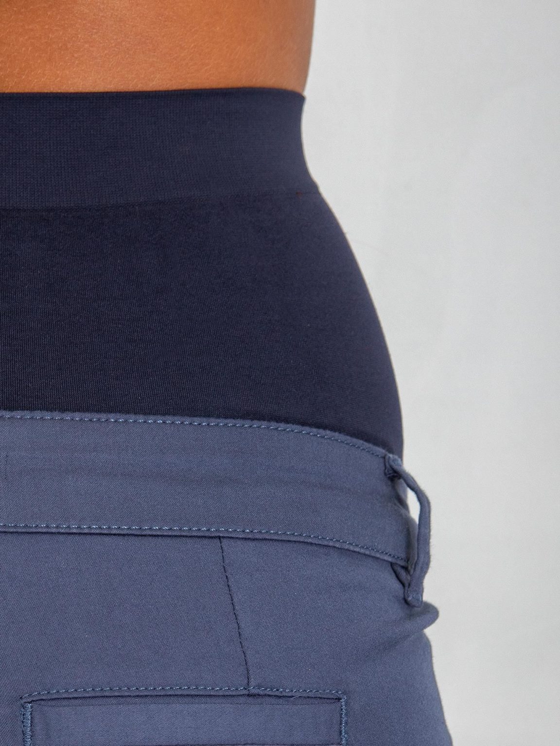RUE PARIS Ciemnoniebieskie spodnie ciążowe Jess