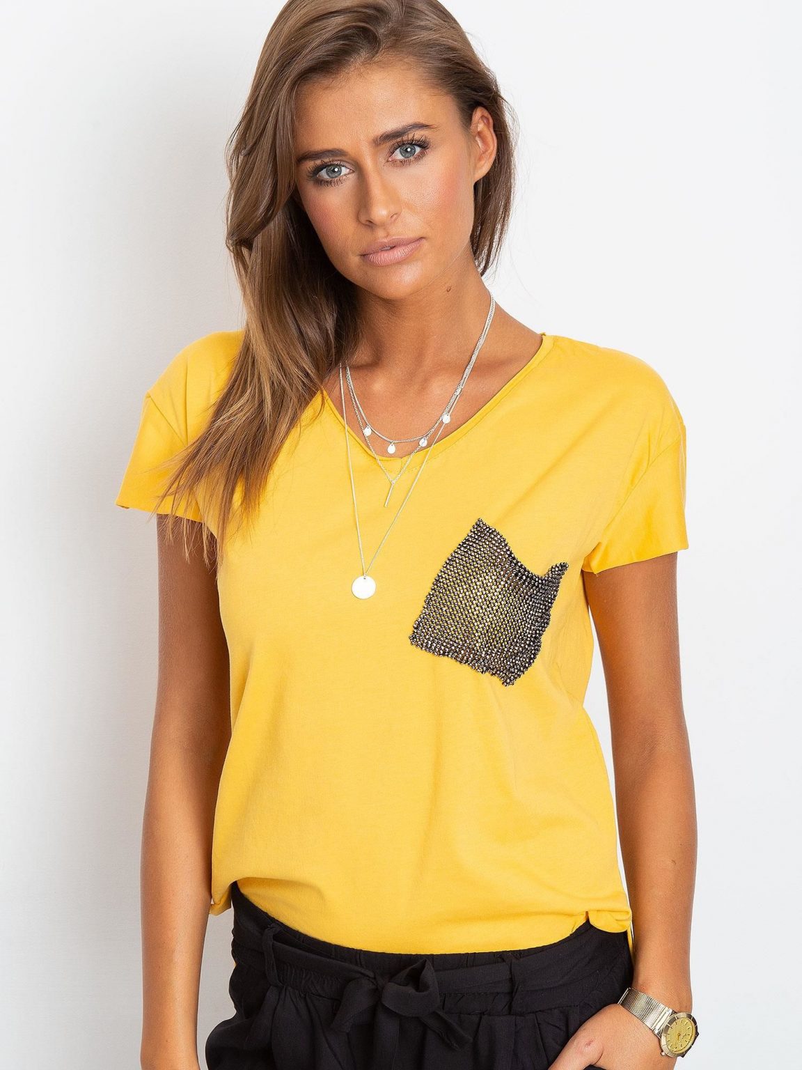 Żółty t-shirt Shelly