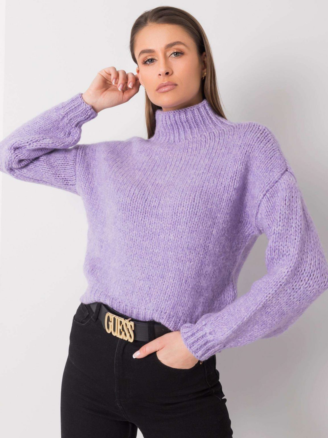 Jasnofioletowy sweter Ariana