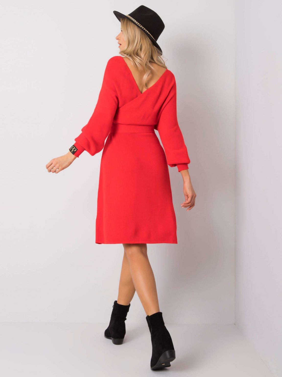 Czerwona sukienka Leanor RUE PARIS