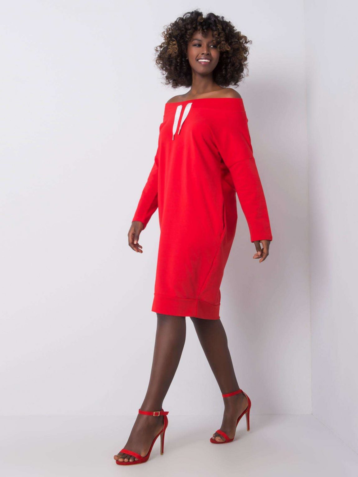 Czerwona sukienka Raphaelle