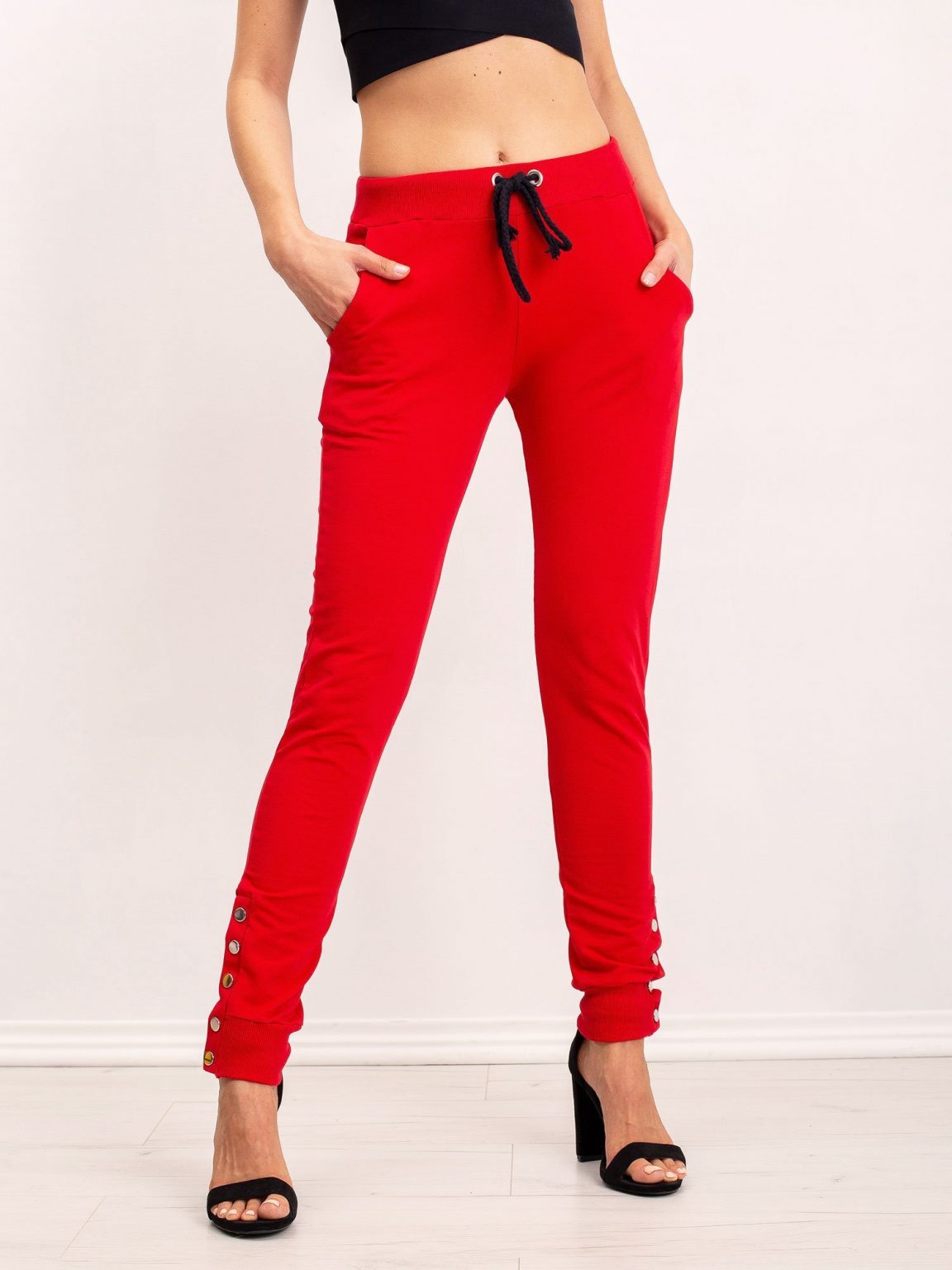 Czerwone spodnie Best