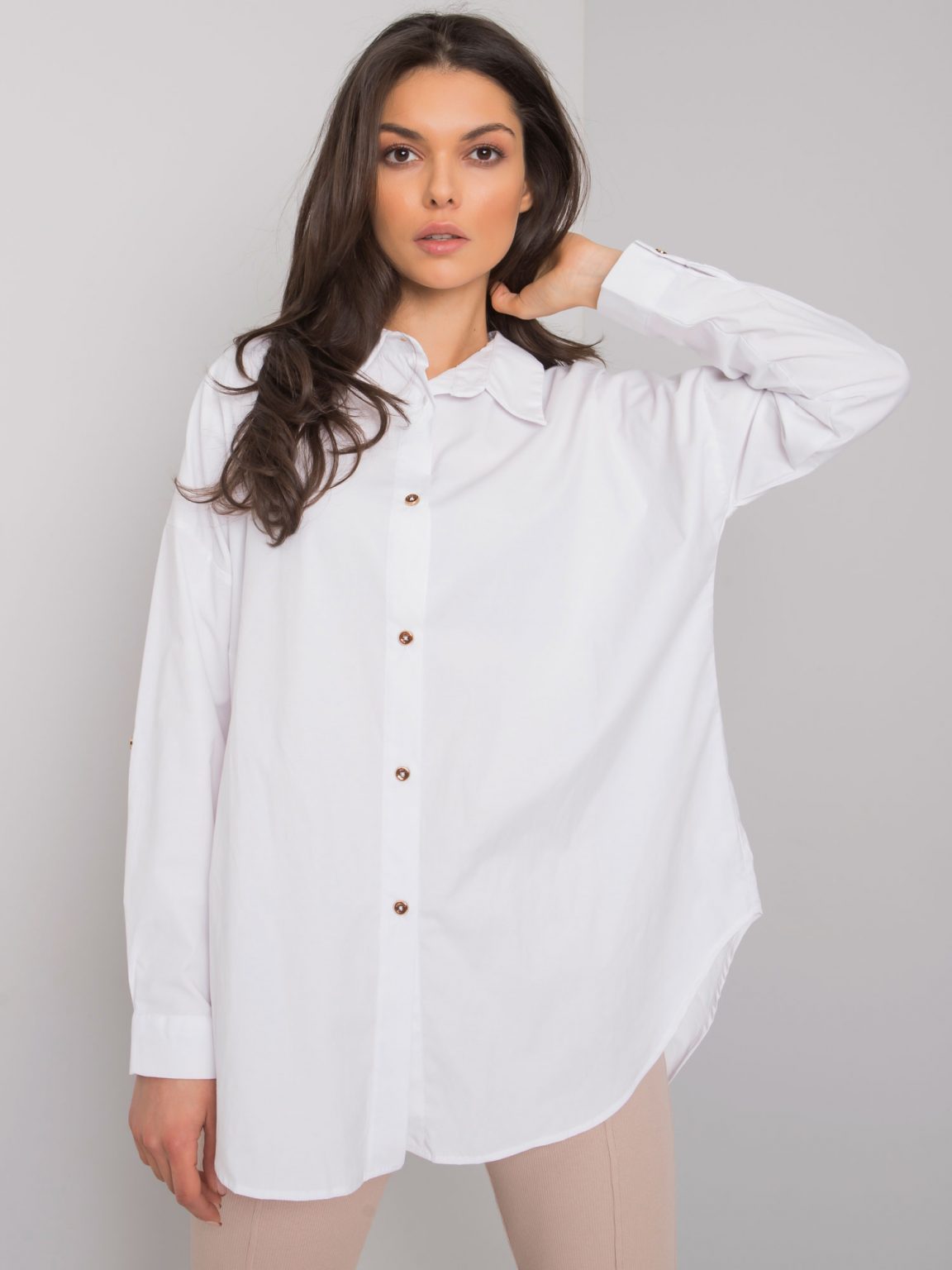 Biała klasyczna koszula Camila