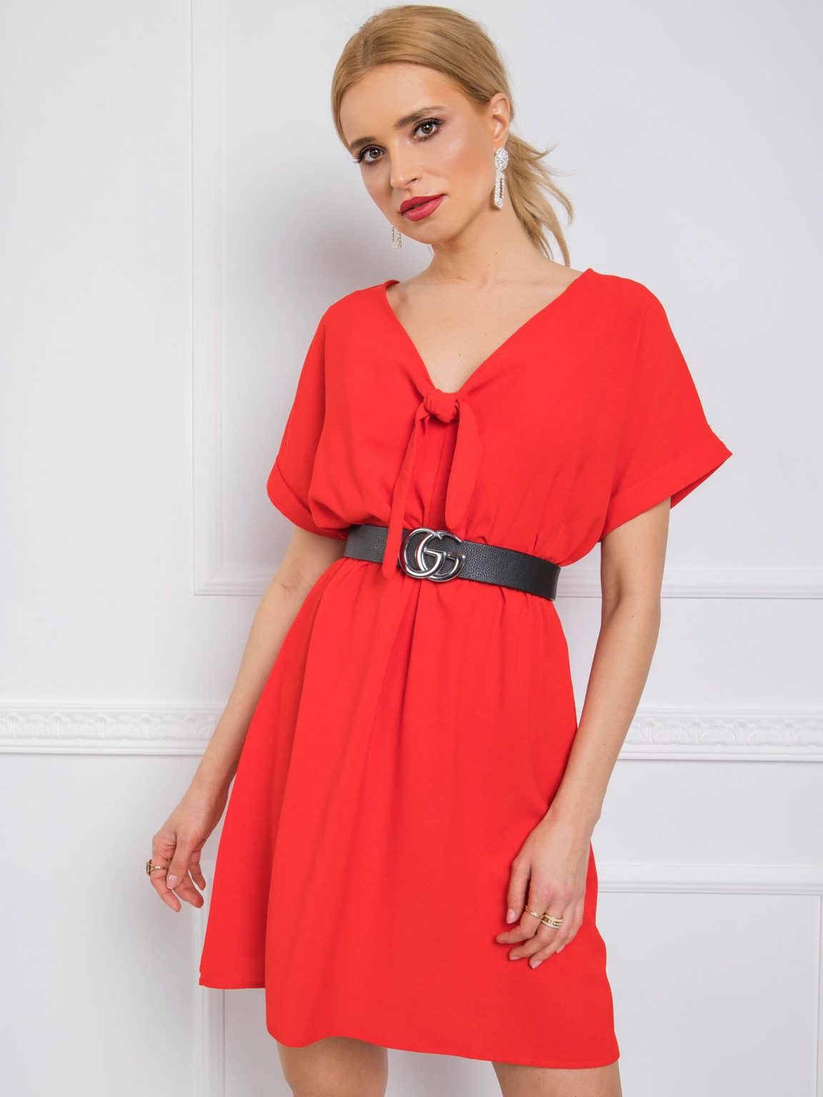 Czerwona sukienka Virginia RUE PARIS