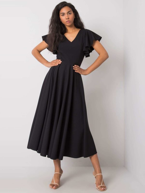 Черное длинное платье Кали