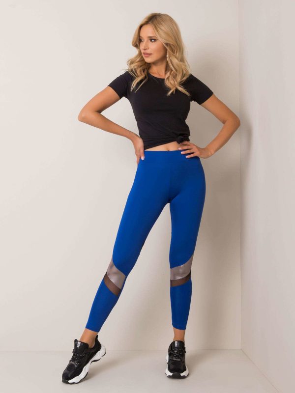 Kobaltowe legginsy Ellen FOR FITNESS