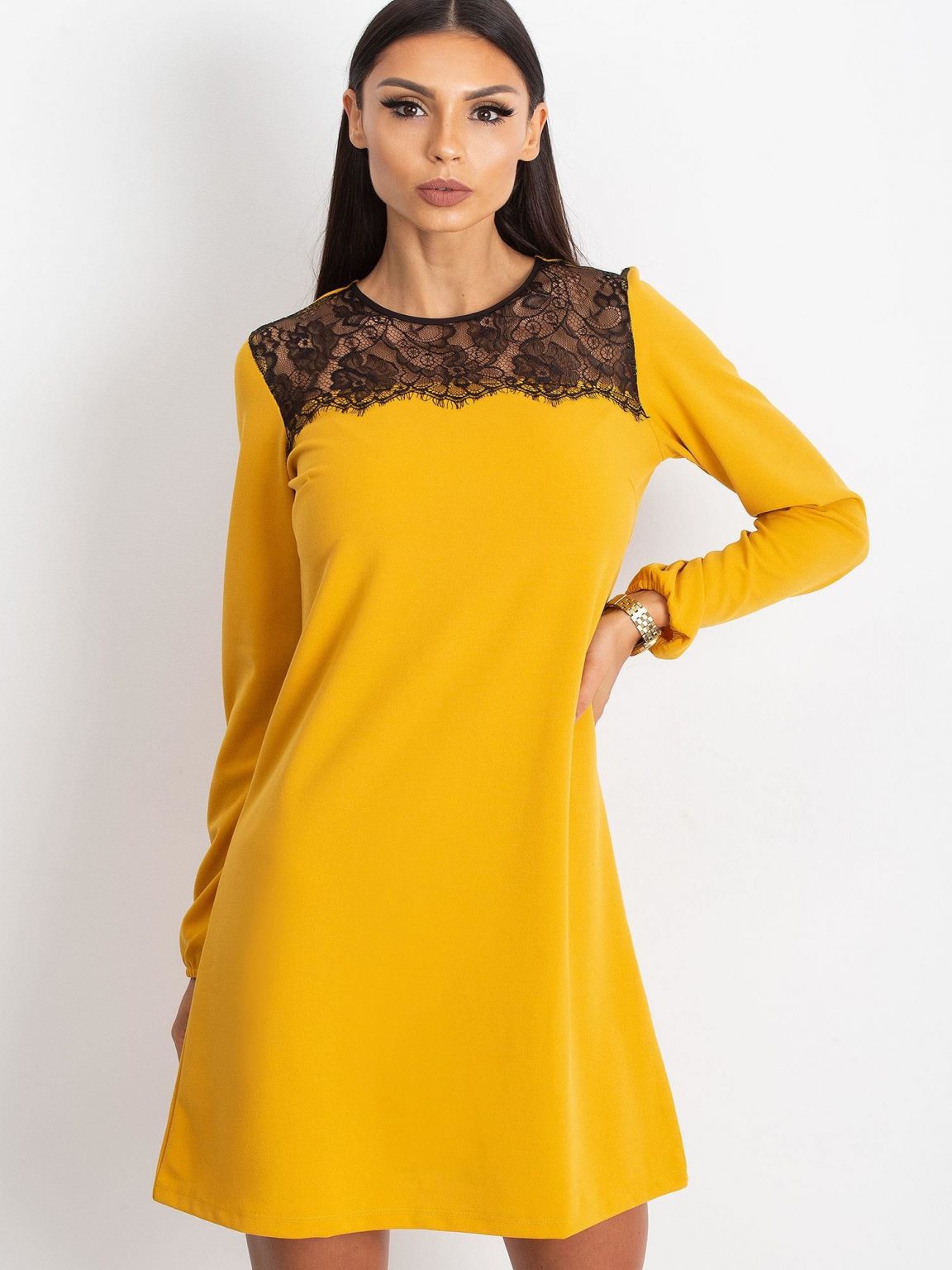 Żółta sukienka Bombay