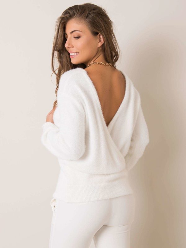Biały sweter Georgia