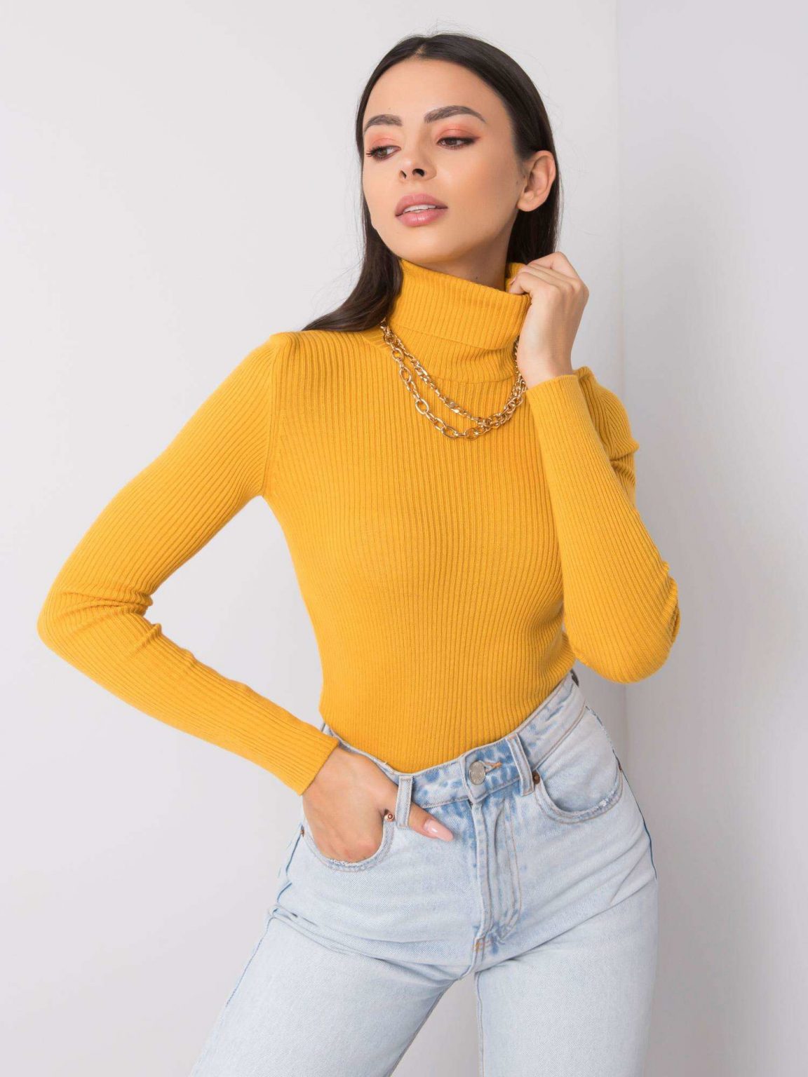 Żółty sweter Marille RUE PARIS