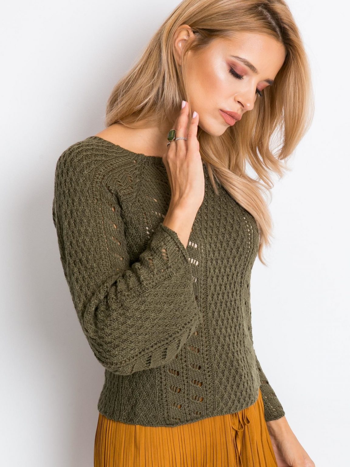 Khaki sweter Natasha