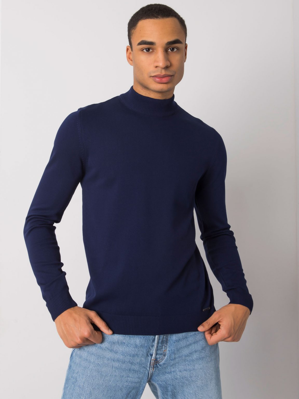 Niebieski sweter męski Daxton LIWALI