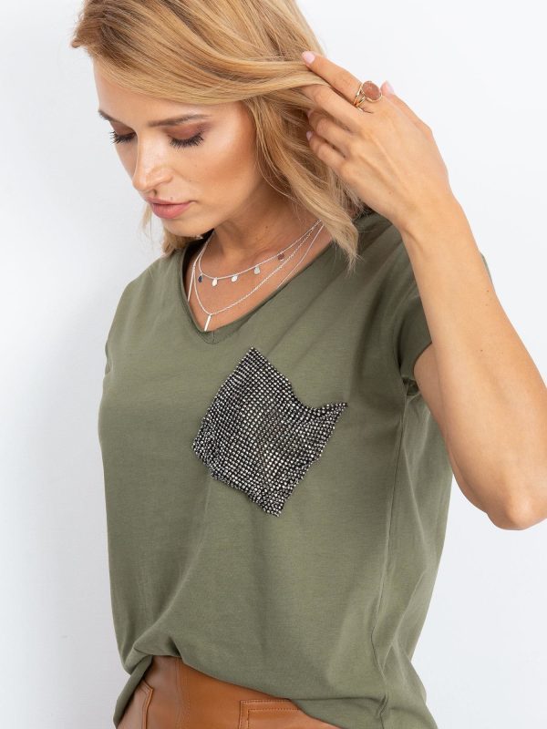 Khaki t-shirt Shelly