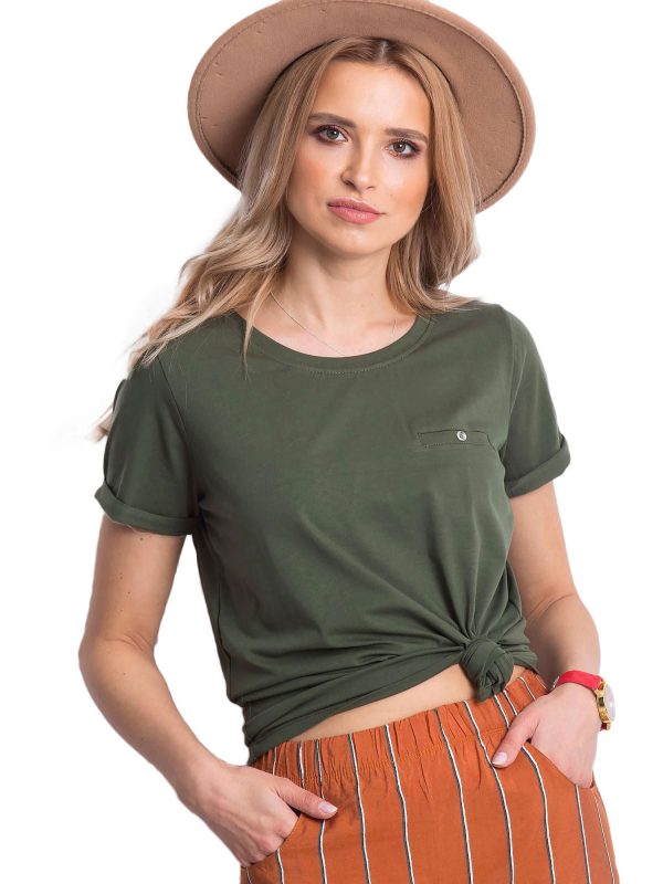 Jasny khaki t-shirt Transformative