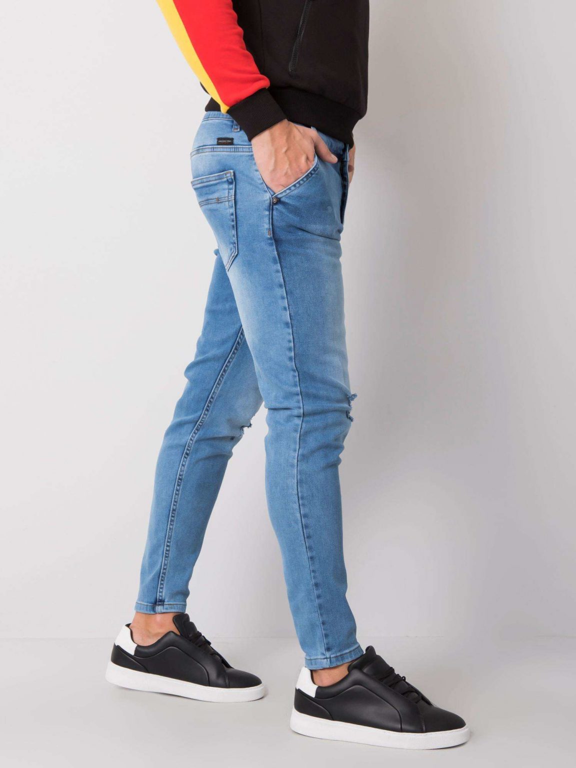 Jasnoniebieskie jeansy męskie Easton LIWALI
