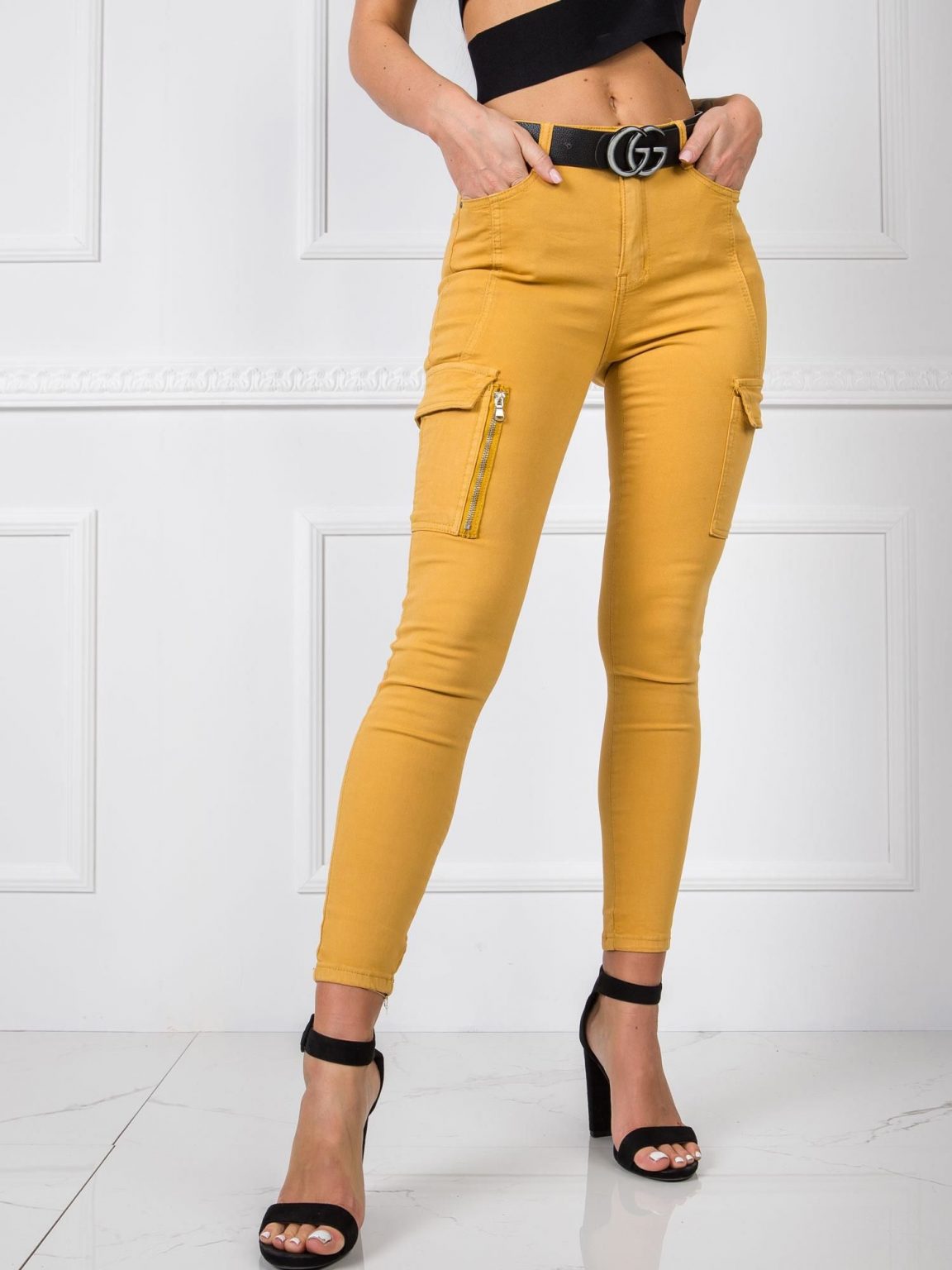 Żółte spodnie Sophia