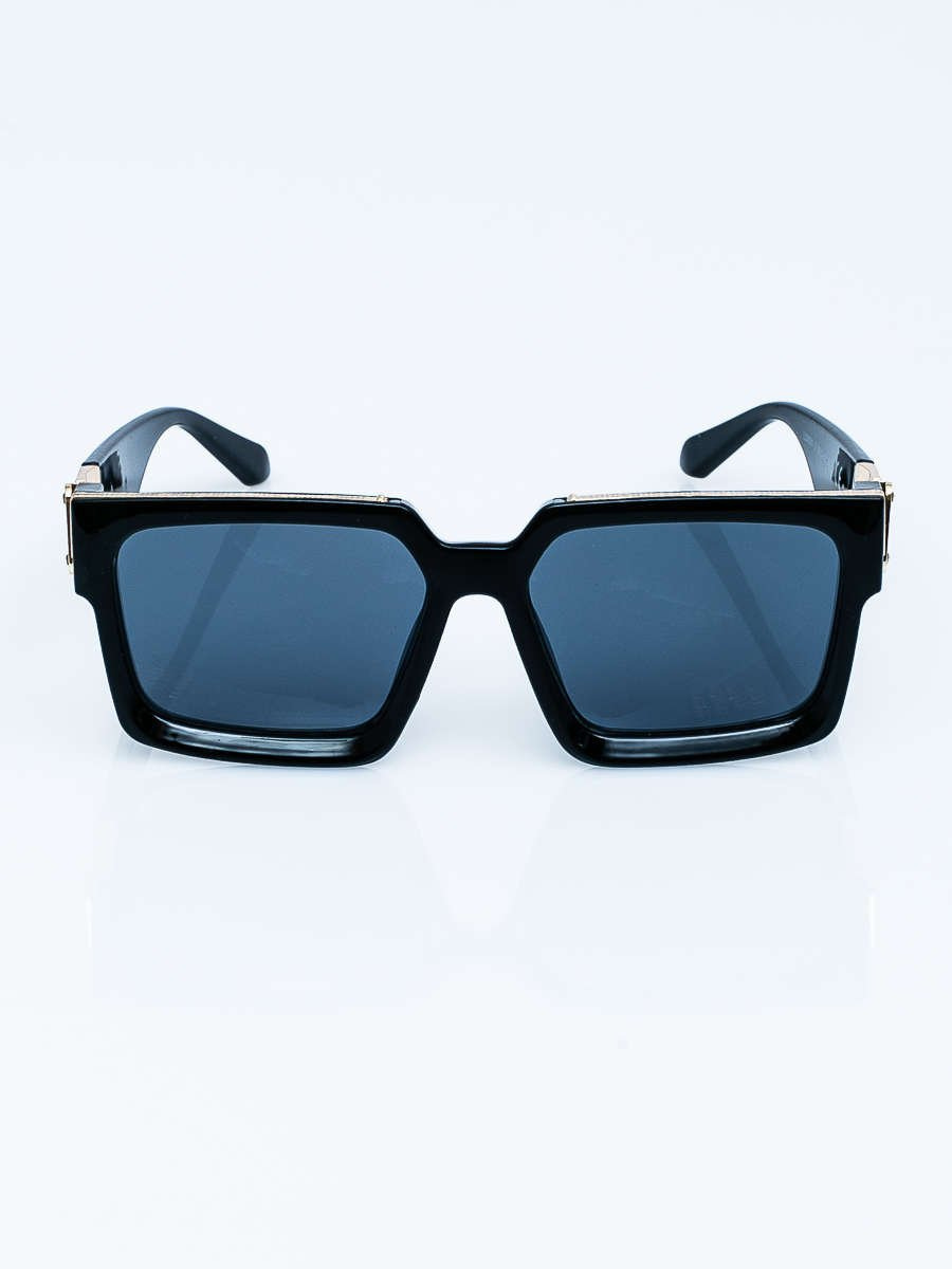 Hurtownia Czarne kwadratowe okulary przeciwsłoneczne