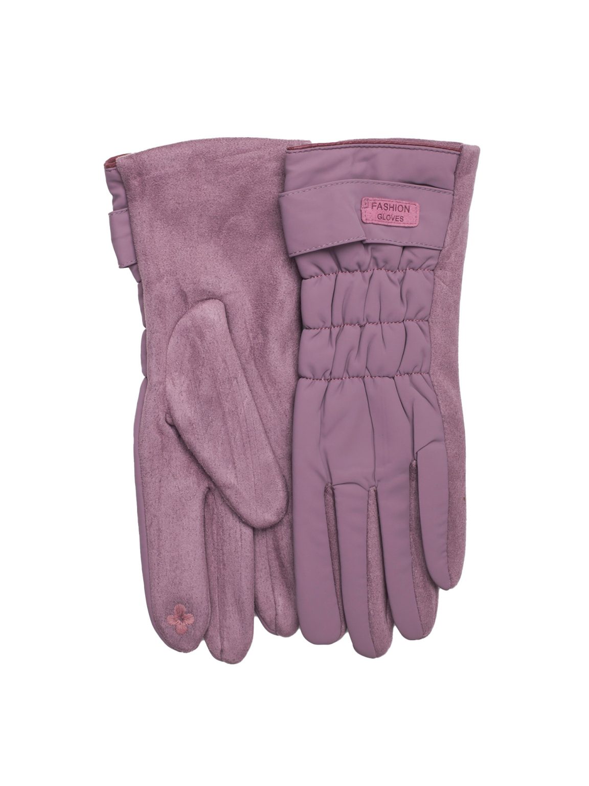 Hurtownia Fioletowe rękawiczki na zimę dotykowe