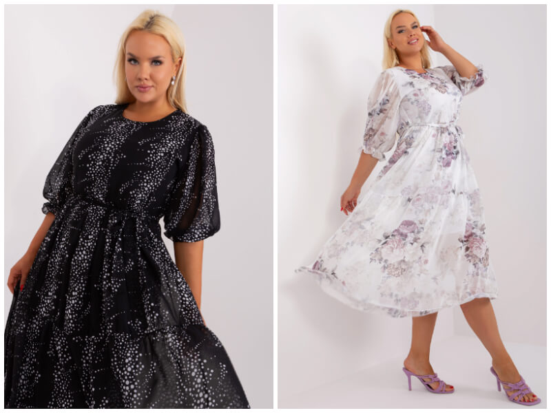 Hurtownia odzieży plus size – nowe modele sukienek na jesień