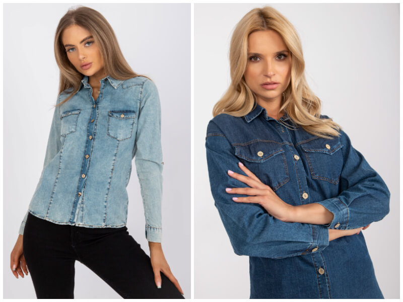 Hurt koszula jeansowa damska – istotny must have w jesiennej garderobie