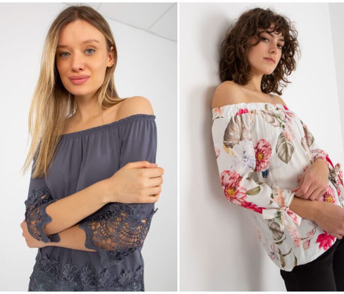Bluzka hiszpanka hurt odzieży – sprawdź eleganckie modele