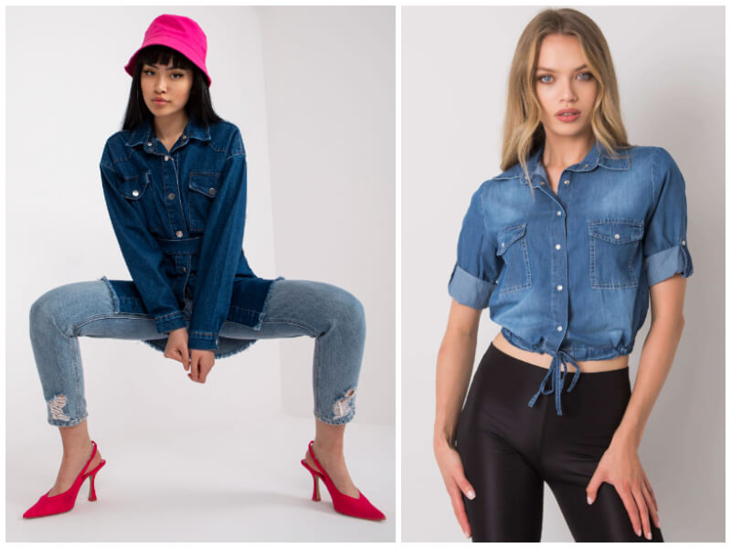 Modna koszula jeansowa damska – klasyk w amerykańskim stylu