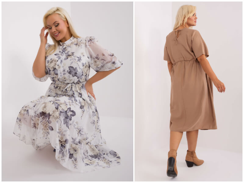 Sukienka plus size – najszerszy wybór modeli w hurtowni Factoryprice.eu
