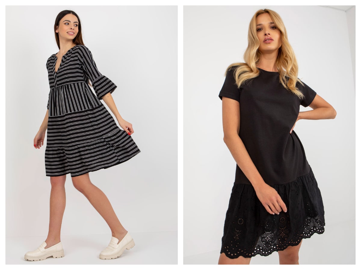 Czarna sukienka z falbanami – wyjątkowe modele w sklepie online