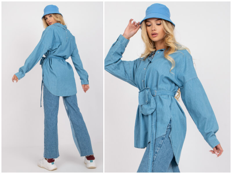 Jeansowa koszula damska – kultowy element wiosennych stylizacji