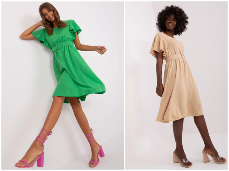 Sukienka do kolana – elegancki look i komfort na każdą okazję