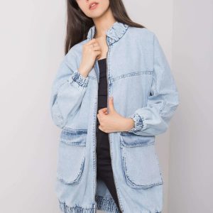 Comert cu ridicata Albastru Geacă denim dama Seraphina RUE PARIS