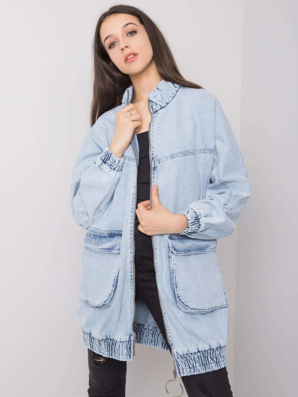 Comert cu ridicata Albastru Geacă denim dama Seraphina RUE PARIS