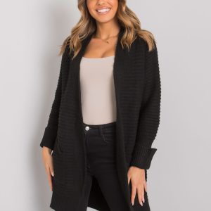 Comert cu ridicata Broadland RUE PARIS cardigan negru tricotat