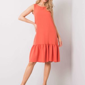 Cumpărați cu ridicolul Rochie Jossie RUE PARIS Coral Ruffle