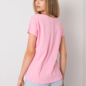 Comert cu tricou roz deschis Emory