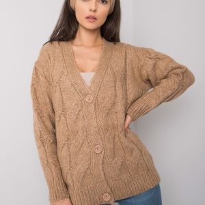 Comert cu cardigan bej ridicol cu paiete Nashville RUE PARIS