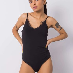 Tranzacționează cu un bodysuit negru ridicol Savannah RUE PARIS