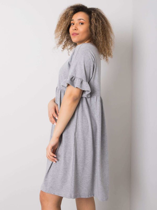 Comert cu ridicata Grey Rochie clara marimi mari