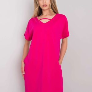 Cumpără cu o rochie casual ridicolă Rianna Fuchsia RUE PARIS