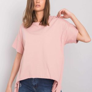 Cumpărați cu ridicolul Tricou roz Alena RUE PARIS