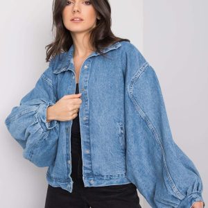 Cumpărați cu ridicolul denim Bianca violet Geaca RUE PARIS