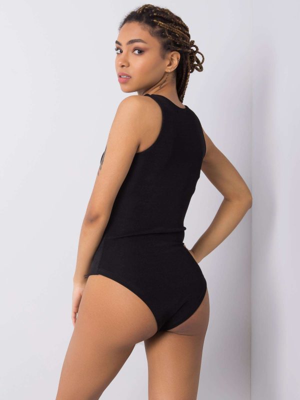 Comert cu ridicata Body negru Jessie RUE PARIS