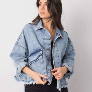 Cumpărați cu ridicola jachetă din denim supradimensionată Leal RUE PARIS din denim supradimensionat